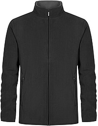 Men’s Double Fleece-​Jacket, charcoal-​gray, Gr. 5XL