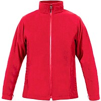 Men’s Fleece-​Jacket C, fire red, Gr. S