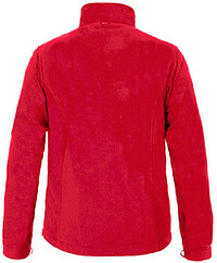 Men’s Fleece-Jacket C, fire red, Gr. S 
