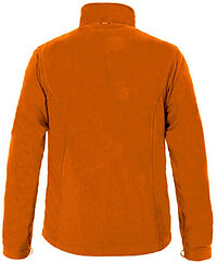 Men’s Fleece-Jacket C, orange, Gr. 4XL 