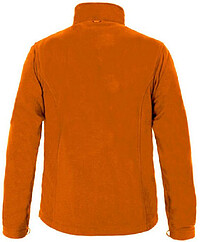 Men’s Fleece-Jacket C, orange, Gr. L 