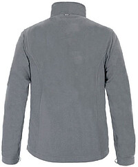 Men’s Fleece-Jacket C, steel gray, Gr. S 