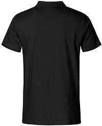 Men's Jersey Polo-Shirt, black, Gr. M 