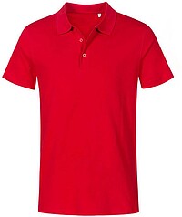 Men's Jersey Polo-​Shirt, fire red, Gr. 2XL