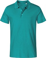 Men's Jersey Polo-​Shirt, jade, Gr. 2XL