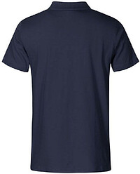 Men's Jersey Polo-Shirt, navy, Gr. S 