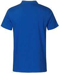 Men's Jersey Polo-Shirt, royal, Gr. S 