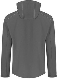 Men’s Softshell-Jacket, steel gray, Gr. M 