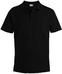 Men’s Superior Polo-​Shirt, black, Gr. 4XL