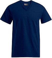 Premium V-​Neck-​T-Shirt, navy, Gr. 2XL