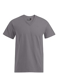 Premium V-​Neck-​T-Shirt, new light grey, Gr. 4XL