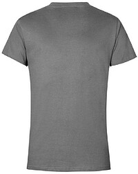Premium V-Neck-T-Shirt, steel gray, Gr. L 