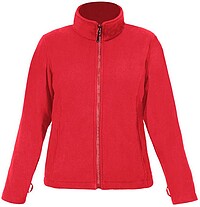Women’s Fleece Jacket C, fire red, Gr. XL