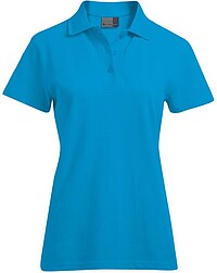 Women’s Superior Polo-​Shirt, turquoise, Gr. 2XL
