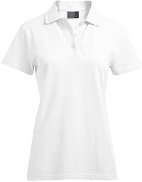 Women’s Superior Polo-​Shirt, white, Gr. L