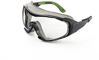 Vollsichtbrille 6X1, PC, klar, grau/​grün